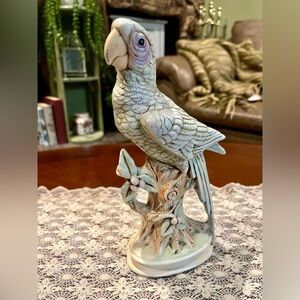 Hand Painted Ceramic Parrot
